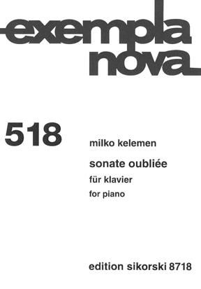 Milko Kelemen: Sonate oubliée