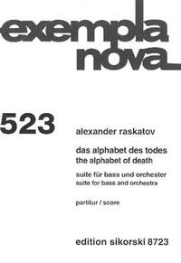 Alexander Raskatov: Das Alphabet des Todes