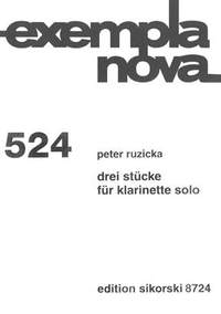 Peter Ruzicka: 3 Stücke