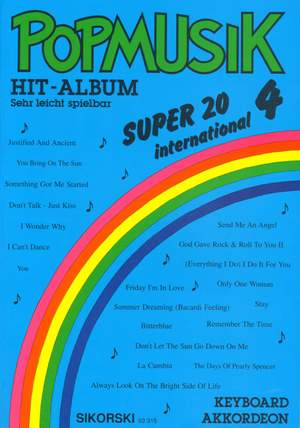 Popmusik Hit-Album Super 20: International 4