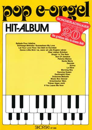 Pop E-Orgel Hit-Album Super 20