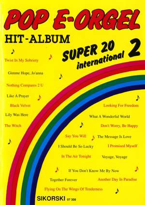 Pop E-Orgel Hit-Album Super 20: International 2