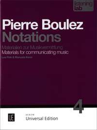 Schmidinger Hel: Pierre Boulez: Notations Band 4