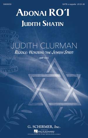 Judith Shatin: Adonai Ro'i