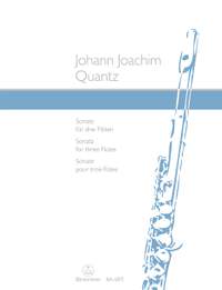 Quantz, Johann Joachim: Sonata for three Flutes