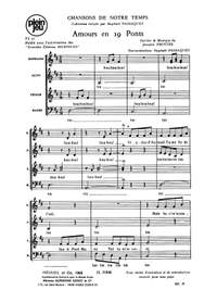 Jacques Provins: Chansons de Notre Temps - Amours En 19 Ponts