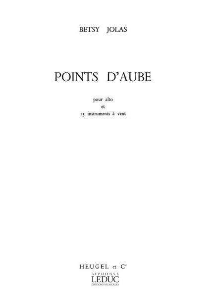 Betsy Jolas: Point Daube