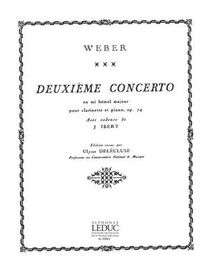Carl Maria von Weber: Concerto N02 Mib Majeur Op74