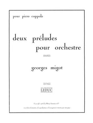 Migot: 2 Preludes
