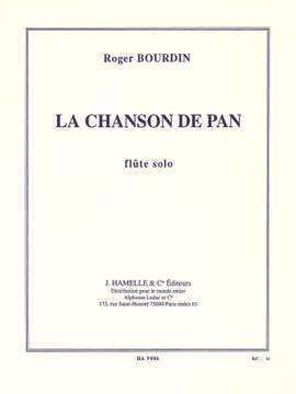 Roger Bourdin: La Chanson De Pan pour flûte solo