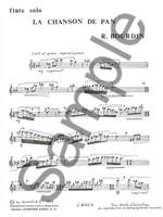 Roger Bourdin: La Chanson De Pan pour flûte solo Product Image