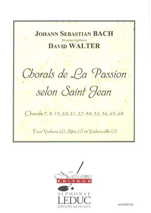 Johann Christian Bach: Chorals De La Passion Selon Saint Jean