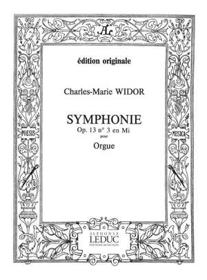Charles-Marie Widor: Symphonie 3 Opus 13
