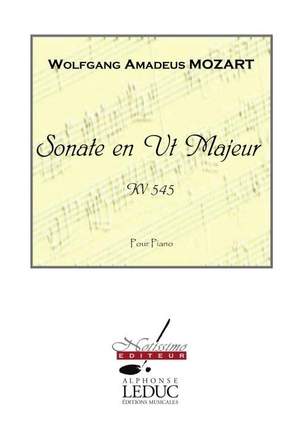 Wolfgang Amadeus Mozart: Sonate En Ut Majeur Kv545