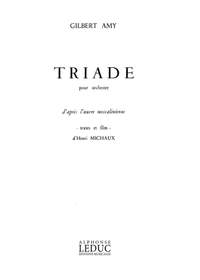Gilbert Amy: Amy Triade Orchestra Score