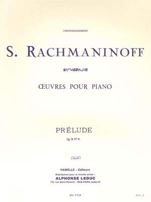 Sergei Rachmaninov: Prelude Op3 N02