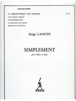 Serge Lancen: Simplement