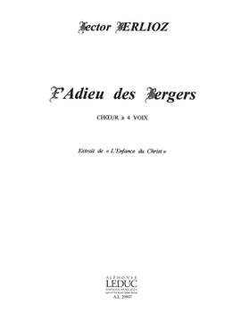 Hector Berlioz: Adieu Des Bergers -Enfance Du Christ