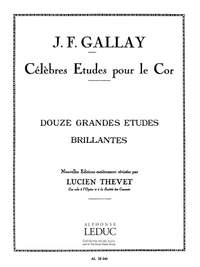 Jacques-François Gallay: Grandi Studi Brillanti (12) Op. 43 (Thevet)