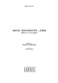 Robert Bariller: Petit Zoo No.2 Deux Escargots 3 Part a Cappella