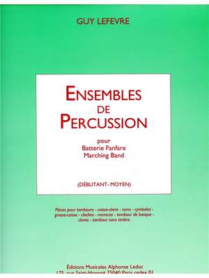 Guy Lefèvre: Ensembles de Percussion