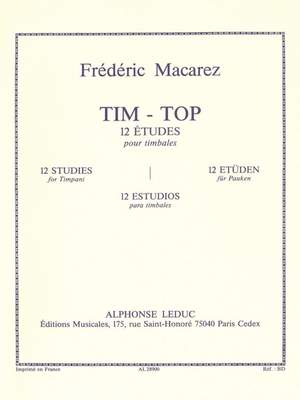 Frédéric Macarez: Tim-Top -12 Etudes