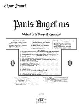 César Franck: Panis Angelicus/N017