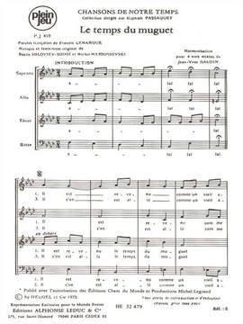 Vasily Solovyov-Sedoi: Chansons de Notre Temps - Le Temps Du Muguet