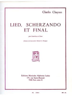 Charles Chaynes: Lied Scherzando Et Final