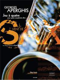 Georges Aperghis: Aperghis Georges Jeu a Quatre 4 Alto Saxophones