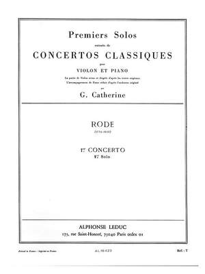 Pierre Rode: Concerto no. 1 (Rode)