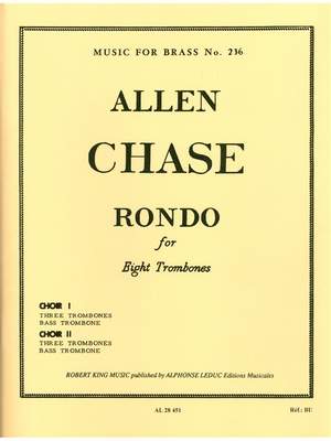 Allen Chase: Chase Rondo Mfb236 8 Trombones Score & Parts