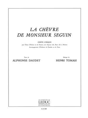 Henri Tomasi: Chevre de M. Seguin Female Voice & Piano