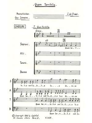 Croes: Quam Terribilia