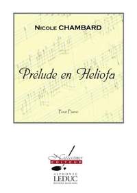 Chambard: Prelude En Heliofa