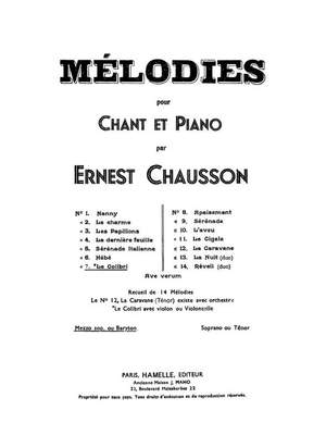 Ernest Chausson: Le Colibri - Edition