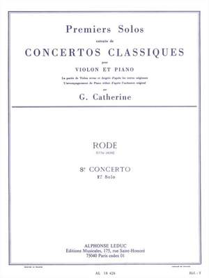 Pierre Rode: Premiers Solos Concertos Classiques