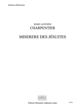 Marc-Antoine Charpentier: Miserere Des Jesuites Choir & Orchestra Score