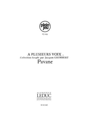 Thoinot Arbeau: A Plusieurs Voix PJ 215