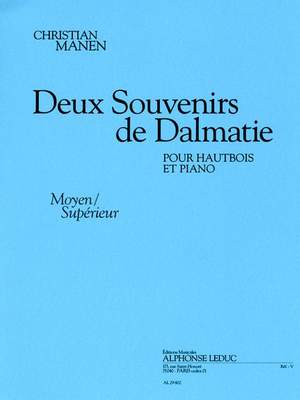 Manen: 2 Souvenirs De Dalmatie