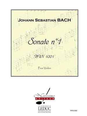 Johann Sebastian Bach: Sonate N01 Bwv1001