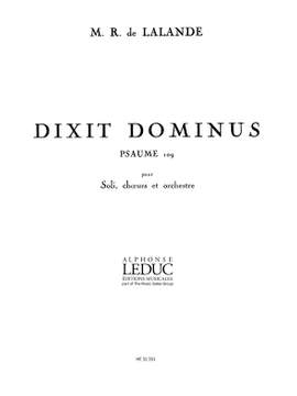 Michel-Richard Delalande: Dixit Dominus Psaume 109
