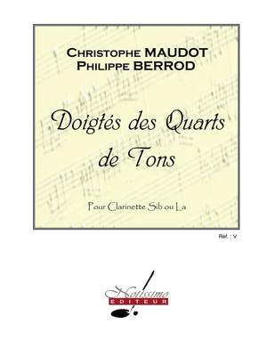 Maudot: Doigtes Des Quarts De Tons
