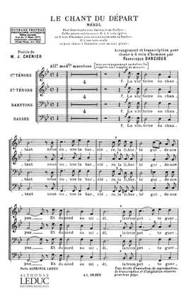 Etienne-Nicolas Mehul: Mehul Darcieux Chant Du Depart