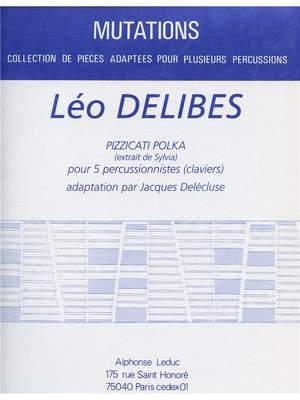Léo Delibes: Pizzicati Polka Extrait Sylvia 5 Percussionists