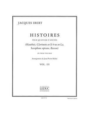 Jacques Ibert: Ballon Ibert Histoires v.3 7e Woodwind Quartet