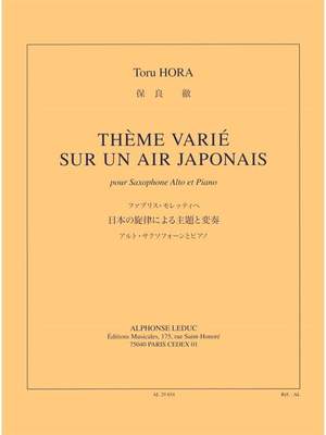 Toru Hora: Theme Varie Sur Un Air Japonais