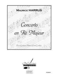 Maurice Harrus: Concerto In D Major Op 75