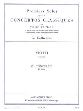 Giovanni Battista Viotti: Premiers Solos Concertos Classiques