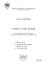 Antonio Gardano: Duos Trios Renaissance Pj359